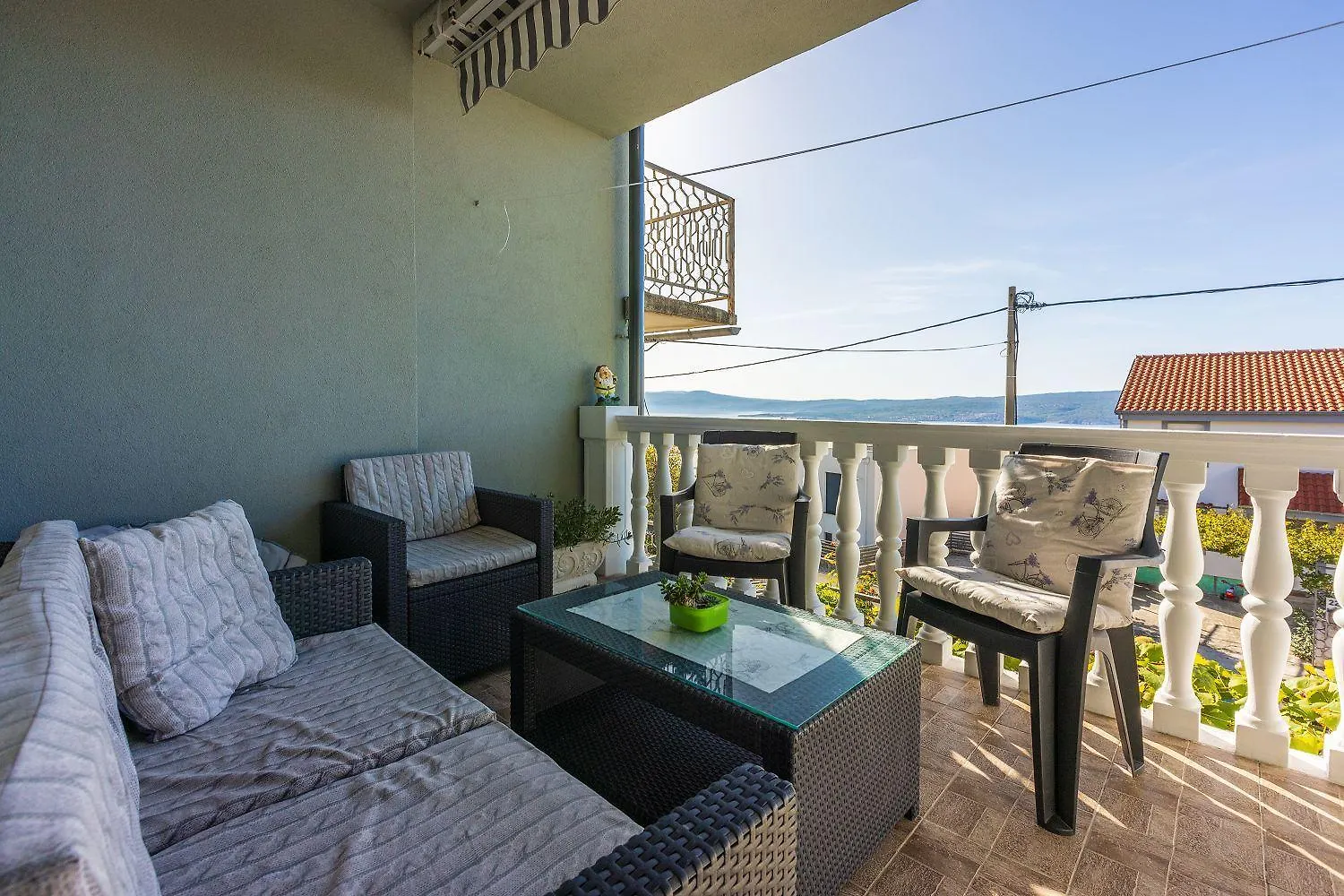 Helles Apartment Mit Meerblick, Espressomaschine, Grillbereich, Waschmaschine Crikvenica