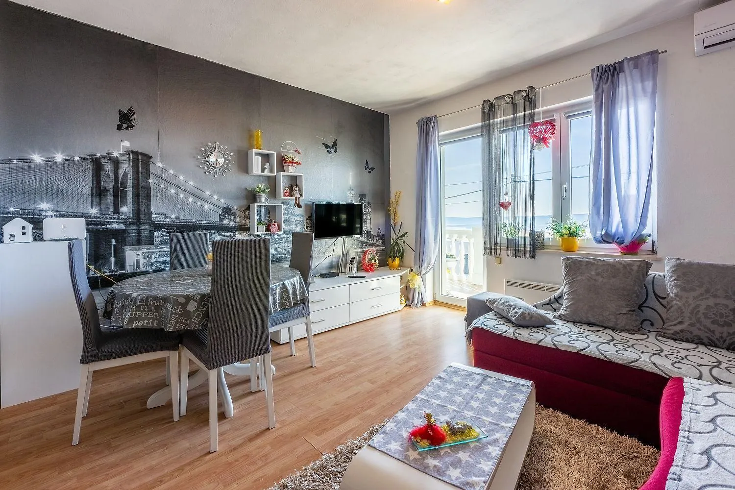 Helles Apartment Mit Meerblick, Espressomaschine, Grillbereich, Waschmaschine Crikvenica 0*,